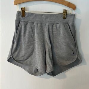 Nike Gray Athletic Shorts with Elastic Waistband